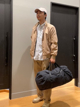 「アイテム（ブルゾン）」を使った、EDDIE BAUER@イーアスつくば店さん（骨格ナチュラル・メンズ・171cm）の秋コーディネート