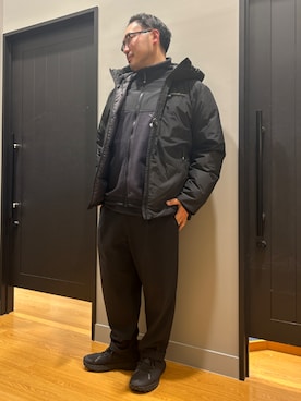 「アイテム（ダウンジャケット/コート）」を使った、EDDIE BAUER@イーアスつくば店さん（メンズ・175cm）の秋コーディネート