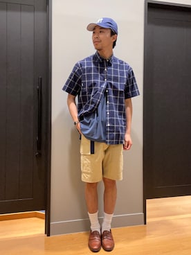 EDDIE BAUER@イーアスつくば店さん（骨格ナチュラル・メンズ・171cm）の夏コーディネート