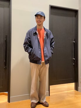 「アイテム（キャップ）」を使った、EDDIE BAUER@イーアスつくば店さん（メンズ・171cm）の夏コーディネート