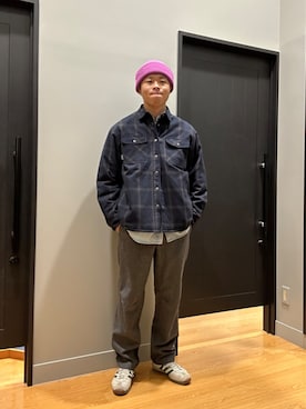 「アイテム（カバーオール）」を使った、EDDIE BAUER@イーアスつくば店さん（メンズ・172cm）の秋コーディネート