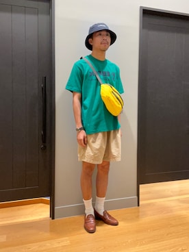 「アイテム（帽子）」を使った、EDDIE BAUER@イーアスつくば店さん（メンズ・170cm・10代）の夏コーディネート