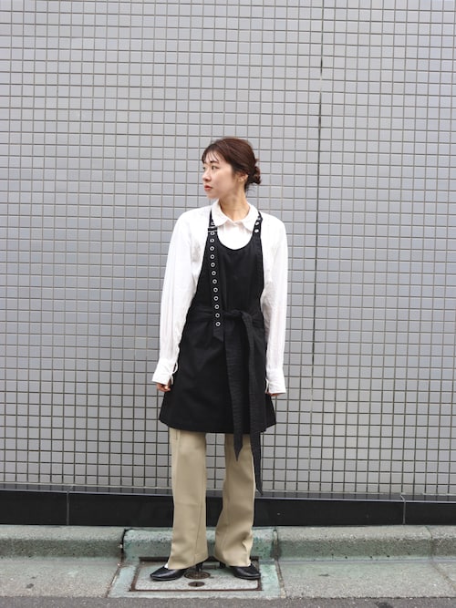 セール】【crinkle crinkle crinkle】halter neck vest