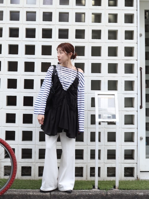 crinkle crinkle crinkleのトップスを使ったコーディネート(ZOZOTOWN