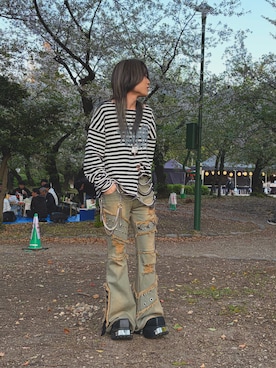 ひさん（メンズ・172cm）の春コーディネート