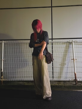 「GRANCY（グランシー）のアイテム（パンツ）」を使った、ひさん（メンズ・172cm）の夏コーディネート