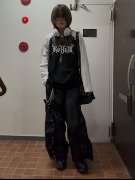 「REFLEM（レフレム）のアイテム（トップス）」を使った、ひさん（メンズ・172cm）の春コーディネート