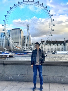 「Calvin Klein（カルバン・クライン）のアイテム（その他アウター）」を使った、Chris さん（メンズ・175cm）の夏コーディネート