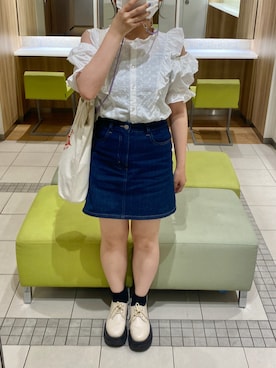 「アイテム（ドレスシューズ）」を使った、hito🌼さん（レディース・147cm）の夏コーディネート