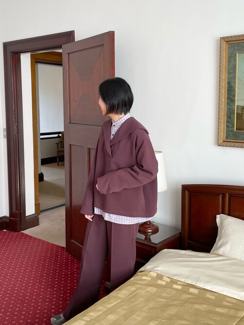 ＜6(ROKU)＞TULLE SAILOR COLLAR＆VEST/トップス 6（ロク）の「＜6(ROKU)＞TULLE SAILOR COLLAR＆VEST/トップス