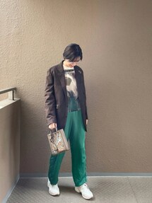 Ameri（アメリ）の「LOUISE ART SWEAT（スウェット）」 - WEAR