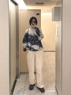「NOMA t.d.（ノーマティーディー）のアイテム」を使った、16asamiiiiiさん（レディース・171cm）の春コーディネート