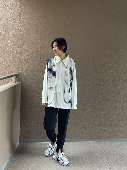 6 beauty&youth カラインベスト 幾何学模様 ニットベスト 6 beauty&youth カラインベスト 幾何学模様 ニットベスト