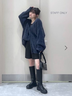 ma7acaさん（レディース・157cm）の冬コーディネート