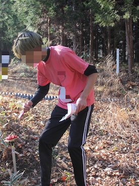 「NYLAUS（ナイラス）のアイテム（パンツ）」を使った、きーあさん（メンズ・178cm）の冬コーディネート