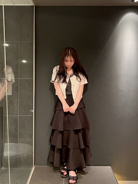 「SONA（ソナ）のアイテム（ジャケット/アウター）」を使った、tsunaさん（レディース・156cm）の夏コーディネート