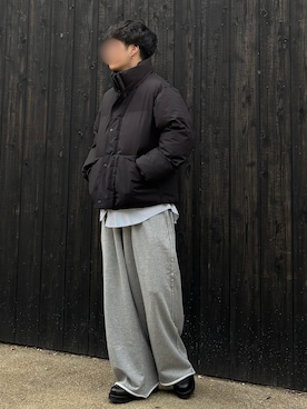 「アイテム（ピアス（片耳用））」を使った、あーさんさん（メンズ・171cm）の冬コーディネート