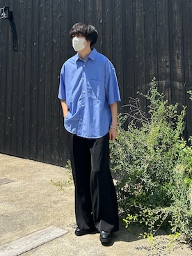「アイテム（ピアス（片耳用））」を使った、あーさんさん（メンズ・171cm）の夏コーディネート