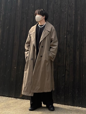 「アイテム（ピアス（片耳用））」を使った、あーさんさん（メンズ・171cm）の秋コーディネート