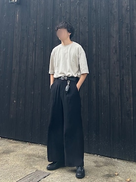 「アイテム（ピアス（片耳用））」を使った、あーさんさん（メンズ・171cm）の秋コーディネート