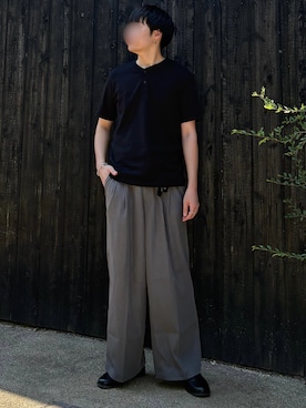 「remer（リメール）のアイテム」を使った、あーさんさん（メンズ・171cm）の秋コーディネート