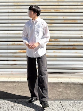 「HARE（ハレ）のアイテム（リング）」を使った、あーさんさん（メンズ・171cm）の秋コーディネート