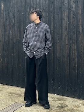 「アイテム（ピアス（片耳用））」を使った、あーさんさん（メンズ・171cm）の秋コーディネート