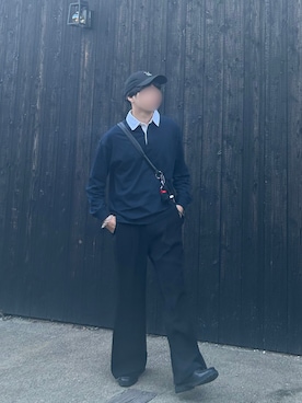 「アイテム（ピアス（片耳用））」を使った、あーさんさん（メンズ・171cm）の秋コーディネート