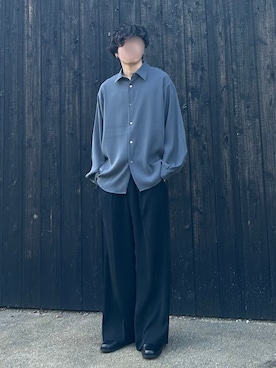 「アイテム（ピアス（片耳用））」を使った、あーさんさん（メンズ・171cm）の秋コーディネート