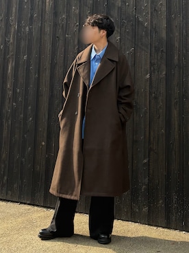 「アイテム（ピアス（片耳用））」を使った、あーさんさん（メンズ・171cm）の冬コーディネート