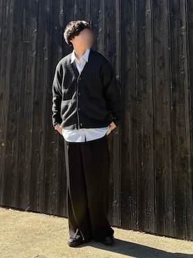 「アイテム（ピアス（片耳用））」を使った、あーさんさん（メンズ・171cm）の秋コーディネート