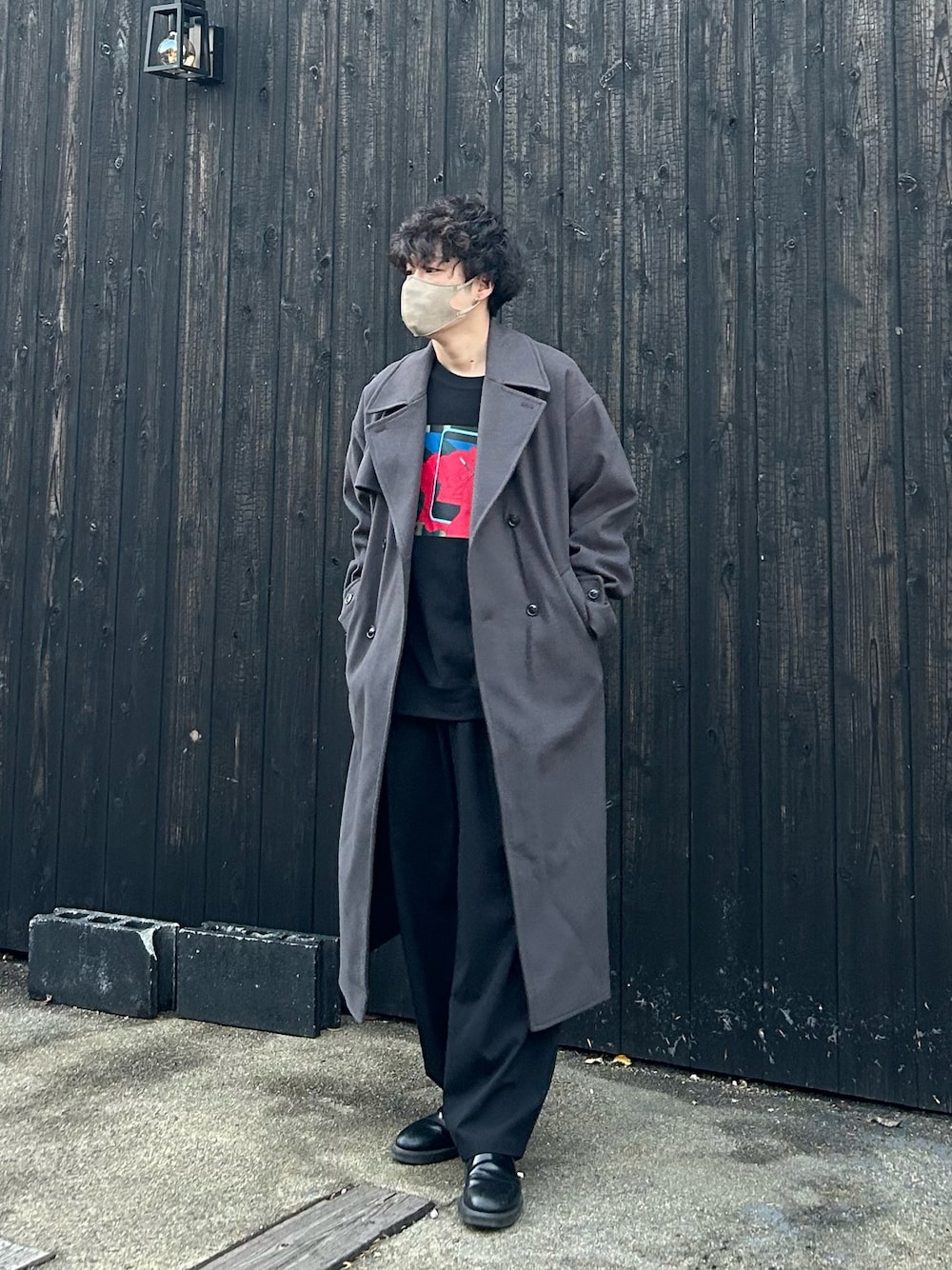 ウーリーテック/スリットトレンチロングコートを使った人気