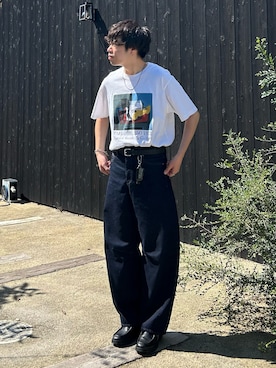 「アイテム（ピアス（片耳用））」を使った、あーさんさん（メンズ・171cm）の秋コーディネート