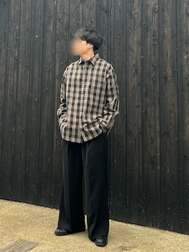 「アイテム（ピアス（片耳用））」を使った、あーさんさん（メンズ・171cm）の秋コーディネート