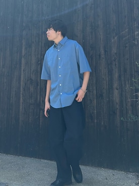「アイテム（ピアス（片耳用））」を使った、あーさんさん（メンズ・171cm）の秋コーディネート