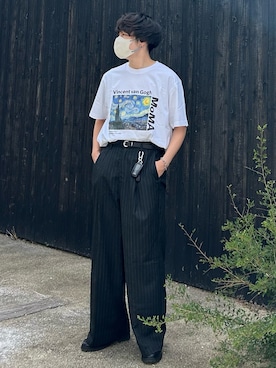 「アイテム（ドレスシューズ）」を使った、あーさんさん（メンズ・171cm）の夏コーディネート