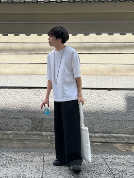 「SINSS（シンス）のアイテム」を使った、あーさんさん（メンズ・171cm）の夏コーディネート
