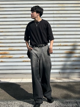 「アイテム（ピアス（片耳用））」を使った、あーさんさん（メンズ・171cm）の夏コーディネート