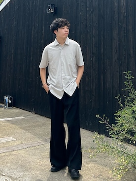 「アイテム（ピアス（片耳用））」を使った、あーさんさん（メンズ・171cm）の秋コーディネート