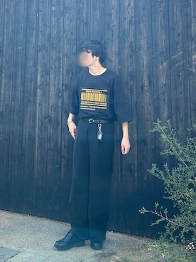 「アイテム（ピアス（片耳用））」を使った、あーさんさん（メンズ・171cm）の秋コーディネート