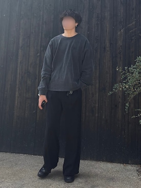 「アイテム（ピアス（片耳用））」を使った、あーさんさん（メンズ・171cm）の秋コーディネート