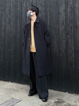 「HARE（ハレ）のアイテム（パンツ）」を使った、あーさんさん（メンズ・171cm）の冬コーディネート