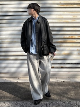 「アイテム（ピアス（片耳用））」を使った、あーさんさん（メンズ・171cm）の春コーディネート