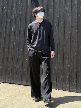 「アイテム（ピアス（片耳用））」を使った、あーさんさん（メンズ・171cm）の春コーディネート