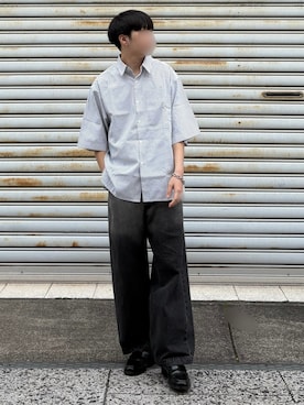 「SINSS（シンス）のアイテム」を使った、あーさんさん（メンズ・171cm）の春コーディネート