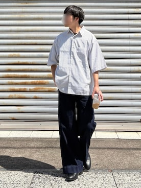 「UNIQLO（ユニクロ）のアイテム（デニムパンツ、ブルー系）」を使った、あーさんさん（メンズ・171cm）の秋コーディネート