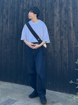 「アイテム（ピアス（片耳用））」を使った、あーさんさん（メンズ・171cm）の夏コーディネート