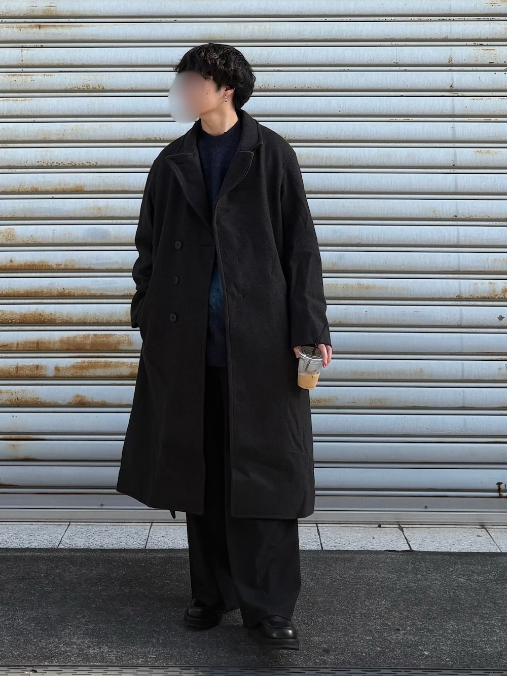 ジャケット・アウター WYM SMOOTH HERRINGBONE MAXI OVER COAT M 1770094940.jpg