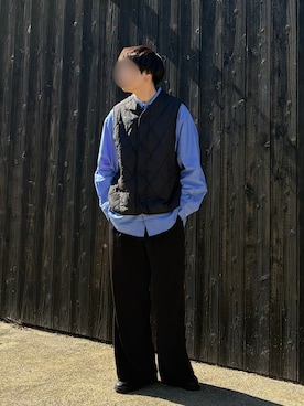 「アイテム（ピアス（片耳用））」を使った、あーさんさん（メンズ・171cm）の秋コーディネート