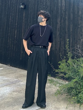 「アイテム（ピアス（片耳用））」を使った、あーさんさん（メンズ・171cm）の夏コーディネート